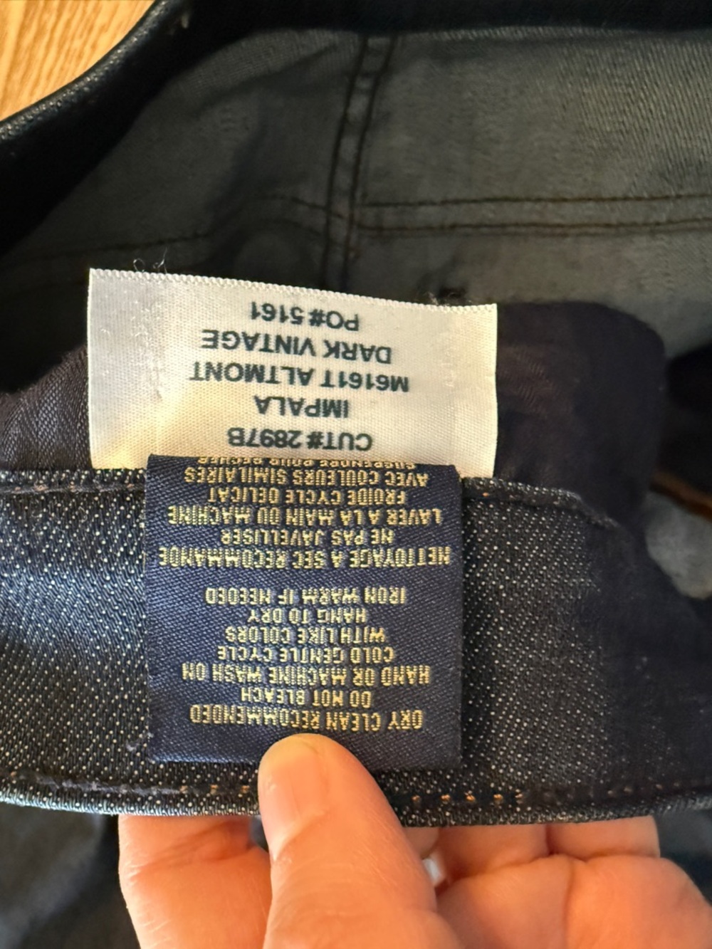 Fidelity Denim Impala Straight Leg Selvedge Denim Dark Blue - Picture 9 of 14
